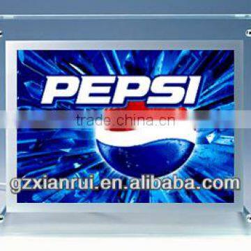 crystal poster light box