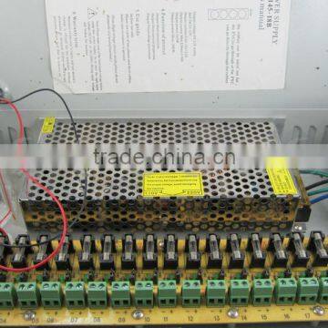 Wholesale 12v10A 18Channel Security Monitoring Power Supply Box Centralized Security Monitoring Chassis Power photo-3