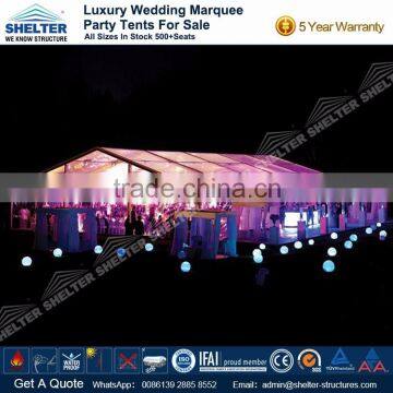 500 to 1000 people Luxury lighting party tents for sale