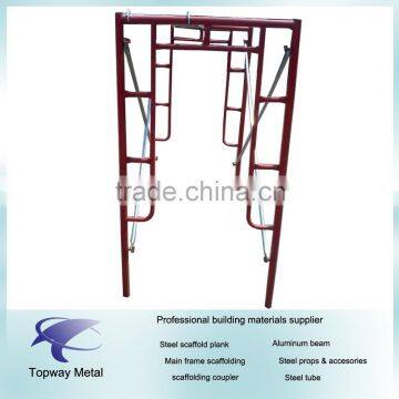 H Frame Scaffolding / Walk Through Frame 1219mm*1700mm Stand Pipe 42*2.0mm photo-2