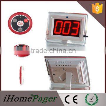 Singcall customized logo call button wireless table call system