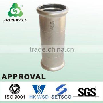 stainless steel coupling pipe fitting