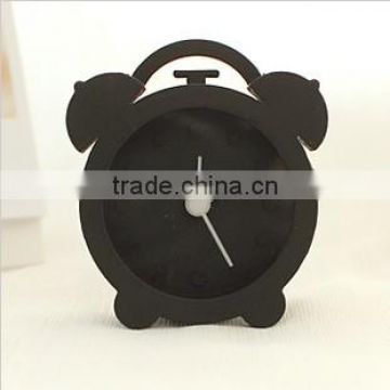 Black candy color silicone beep alarm clock