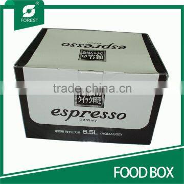 STANDARD SIZE CORRUAGTED FOOD MOVING BOXES FOR ESPRESSO COFFEE WITH CUSTOM LOGO photo-2