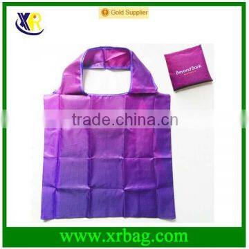 custom nylon foldable shopping bag with logo