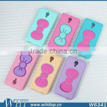 3D Silicone Case for Xiaomi Mi4, Lovely Stand Bow Case for Xiaomi M4 photo-2