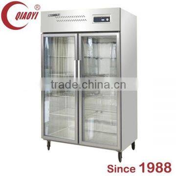 QIAOYI B2 Commercial Glass Door Refrigerator for Fruits and Vegetables