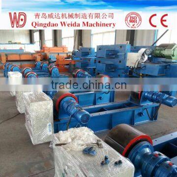 Manual adjust equipment for lifting tank roller with polyurethane wheels