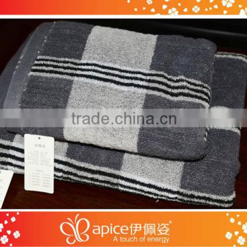 Yarn dyed super soft high absorbent 100% Cotton terry towel jacquard design