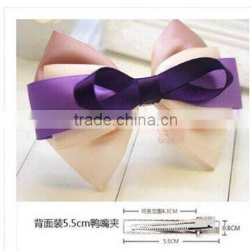 satin ribbon big hair bows