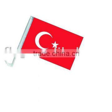 Turkey Car Flag