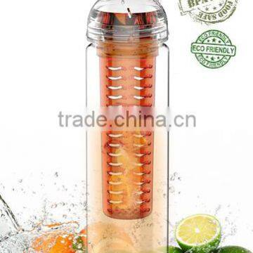 tritan water sports bottle 40oz big capacity with fruit infuser CM482