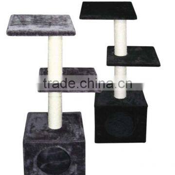 Large 110cm Height condo scratching cat tree by wholesale pet products manacturer