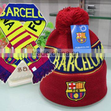 Fashional wholesale hat and scarf sets,