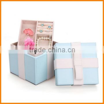 Bow paragraph jewelry box jewelry gift box ornament storage box wedding gift box birthday gift free shipping