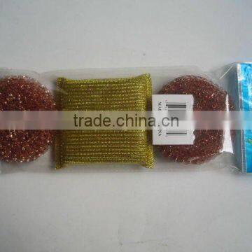 copper scouer,kitchen sponge,cleaning pad,sponge scourer