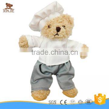 customize plush chef teddy bear toy good quality plush teddy bear manufacturer