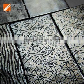 EMBOSS 100*200mm rustic metal ceramic kitchen tile porcelain floor tile