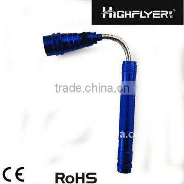 Tool Flashlight With Home and Car Plug With Antenna Magnet