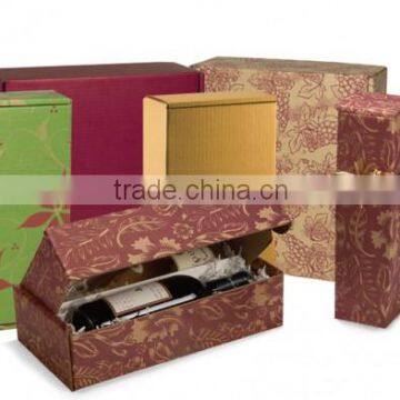 kraft paper corrugated paper box for wine