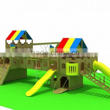 Kindergarten Children Swing Slide Combination of Outdoor Play Equipment photo-3