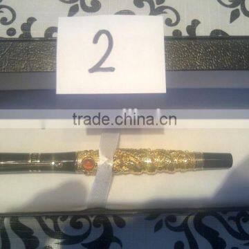 Luxury engraving metal ball pen dragon pen