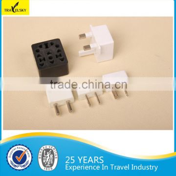 13675 High quality universal world travel plug adapter set