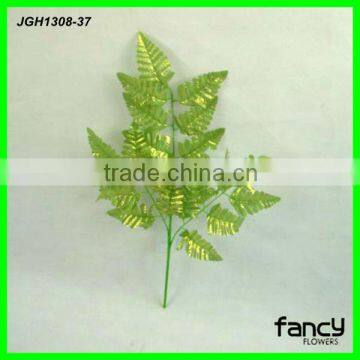 new design 3 heads 7 branches decorative fake leaves sales sale