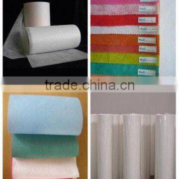 High quality PET/polyester non woven interlining with glue