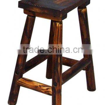 Char woodcraft 28"h saddle seat stool Char furniture Outdoor furniture