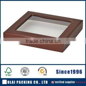 customized brown chocolate box for gift wholesale