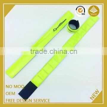 Sport luminous silicone bracelet/ ruler kids slap bracelet watch