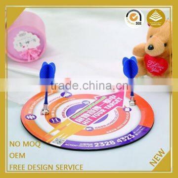Custom interesting blue sky magnetic dart board stands/dart score board