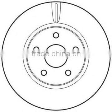 0986479661 DF7340 DF1034 61076.10 6073401 Car Brake Disc 43512-30310