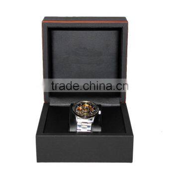 Luxurious Wooden Watch Box/Black Paper Watch Box for Single Watch photo-3