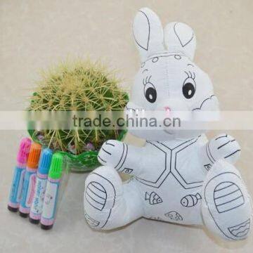 Eco-friendly Washable Painting Plush Toy ,DIY Educational Toy Washable Painting Plush Toy , DIY Painting Toys photo-2