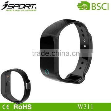 Bluetooth Vibrating Bracelet With Optional Heart Rate Monitor Fitness Band W311 photo-2