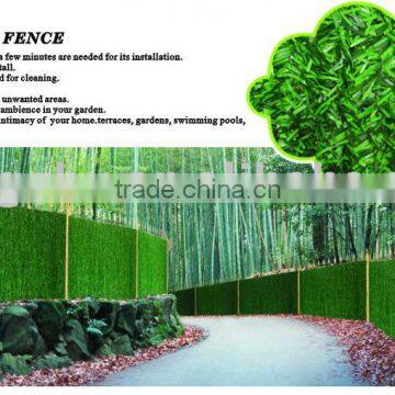 artificial green plastic fence