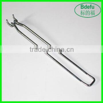 U shaped metal double wire hook