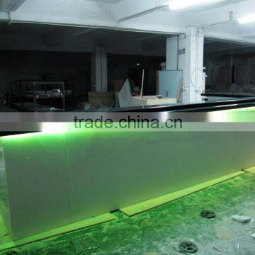 High-end straight bar counter/led bar counter/ bar counter for sale