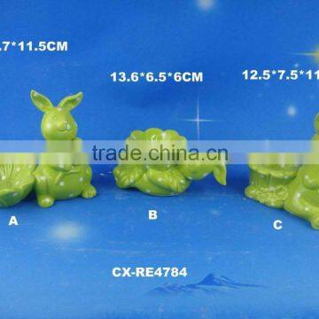 Since 1989 Factory Wooden Napkin Ring Table Decoration Restaurant High Quality Easter Ceramic Rabbit Napkin Ring photo-5