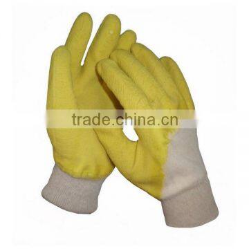 High Quality 3/4 Crinkle Latex Coated with Cotton Jersey Shell