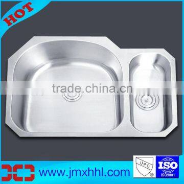 8152AL Jiangmen Supplier Undermount Stainless Steel Vessel Modular Kitchen Utility Sink