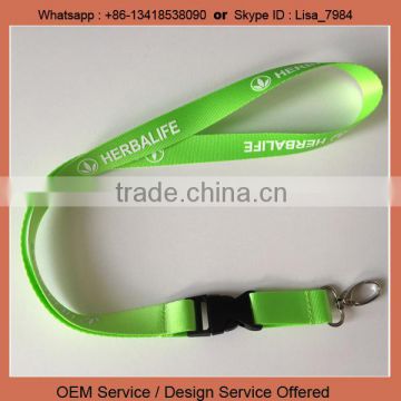 custom color and logo cheap satin polyester lanyard with soft plastic cardholder