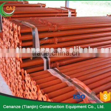 Galvanized scaffolding used prop