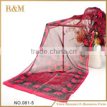 Factory Main Products! Long Lasting Silk Voile Scarf With Good Price photo-4