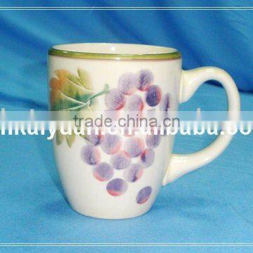 ceramic 12oz hand-paint coffee mug