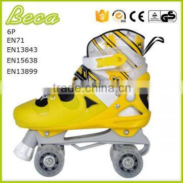China Foshan Nylon Frame Pvc Wheel Quad Roller Skates for Sale Quality Choice photo-2