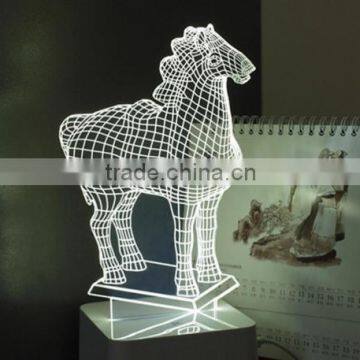 698-Horse 3d Shaping Lamp Art Decor Desk Light Led Night Light Led Energetic Saving Lamp photo-4