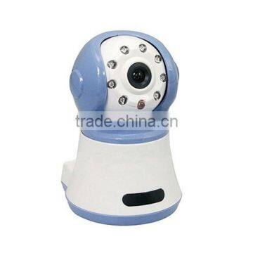 2.4GHz Wireless CMOS CCTV Color Camera 2.4" LCD Baby Monitor with NTSC TV System (White)